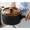 SUNMME Casserole,Non-stick Pan with Lid Scratch-resistant Non-toxic Cookware Electromagnetic Compatibility Dishwasher (Color : Black) (Black) (Black A) view 3