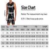 AIEOE Men's Jumpsuit Patent Leather PVC Overall with Long Zipper Sexy One-Piece Suits Slim Fit, Black 06, M view 2