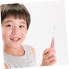 IWOWHERO Supple Manual Boy Girl's Toothbrush Fine Bristles for Years Old Comes Practical Storage Bucket for Oral Care view 3