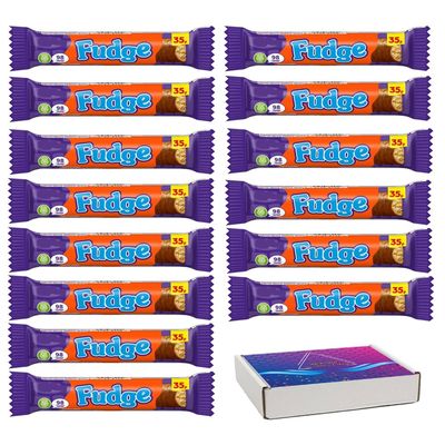 Fudge Chocolate Bar 30p PMP 22g | VIMIX Box Christmas Chocolate (60 x 22g Bars (Full Box))