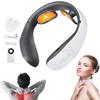 Relaxnecker Neck Massager,Portable Heated Neck Massager for Pain Relief,Therahome Neck Massager,Portable Neck Massager,4 Massage Modes,15 Levels of Intensity (Remote Heating +Electrode Plate) view 1