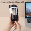 MyNvy electric protein shaker self stirring mug 430Ml Rechargeable Fully Automatic Mixing Cup, Portable Sports and Fitness Water Cup, Stirred Protein Powder Milkshake(Color:2) view 4