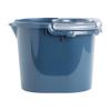 16L Litre Capacity "Navy" Deluxe Mop Bucket with Detachable Wringer and Easy Carry Handle Strong & Durable Plastic Floor Cleaning Mop Bucket with Pouring Spout, Measuring Guide - Cleaning Buckets view 3