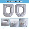 Inflatable Toilet Seat Cushion, Toilet Seat Covers with Suction Cup, Height-Adjustable Toilet Seat Cover, Toilet Attachment, Waterproof Toilet Seat Cover for Seniors, Adults, Disabled view 3