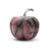1PC Pumpkin Statue Natural Stone Ornament Hand Carved Pumpkin Figurine Jade Agate Healing Crystals Office Home Decor,Red Rhodochrosite view 1