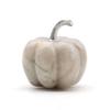 1PC Pumpkin Statue Natural Stone Ornament Hand Carved Pumpkin Figurine Jade Agate Healing Crystals Office Home Decor,White Crazy Agate view 1