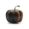 1PC Pumpkin Statue Natural Stone Ornament Hand Carved Pumpkin Figurine Jade Agate Healing Crystals Office Home Decor,Tiger Eye Stone view 1