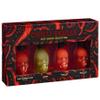 Chilli Skulls Hot Sauce Set, 4pk Spicy Sauce Collection, Perfect for Foodie Enthusiasts, Unique Gourmet Gift Box view 1