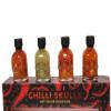Chilli Skulls Hot Sauce Set, 4pk Spicy Sauce Collection, Perfect for Foodie Enthusiasts, Unique Gourmet Gift Box view 4
