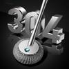 Pot Brush Scrubber - Stainless Steel Pans Scouring Scrubber Non-Slip Brush - Kitchen Utensils for Dishwashing Sink, Iron Pots, Bowl, Plates, Non-Stick Pans Bellv view 4