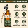 AureaSalus Liposomal Ashwagandha Drops 2000mg, Pure Natural Ashwagandha Extract, Enrich Probiotics & Black Pepper Extract, Stress Relieve Supplements, Increase Energy (60 ml (Pack of 1)) view 3