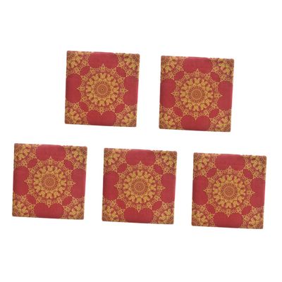 SOLUSTRE 100pcs Elegant Printing Paper Napkins for Weddings Events Luncheon Napkin for Banquets Christmas and Birthday Celebrations