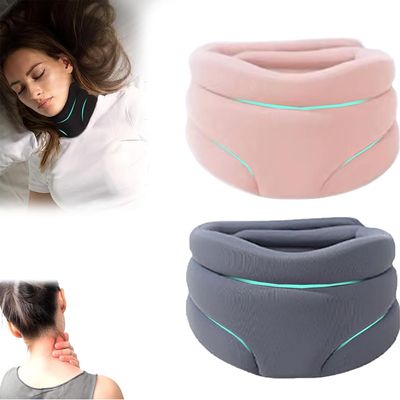 Cervicorrect Neck Brace,Cervicorrect Neck Brace by Healthy Lab Co,Soft Neck Brace Cervical Collar-Cervical Neck Brace for Snoring,Neck Support Brace for Pressure Relief,Wrap and Stabilize (Set C)