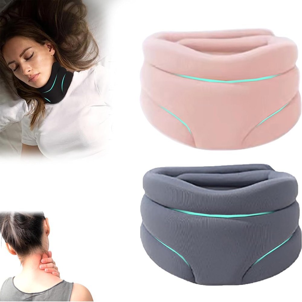 Cervicorrect Neck Brace,Cervicorrect Neck Brace by Healthy Lab Co,Soft Neck Brace Cervical Collar-Cervical Neck Brace for Snoring,Neck Support Brace for Pressure Relief,Wrap and Stabilize (Set C)