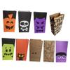 ABOOFAN Halloween Party Favors Kraft Paper Bags 6 Pcs Halloween Candy Bags for Biscuits Chocolates view 1