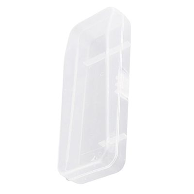 Galepromot White Transparent Shaving Box for Shaver Razor, Razor Protector Plastic Box Cover Container Storage for Manual Razor, System Razor and Brush Stands