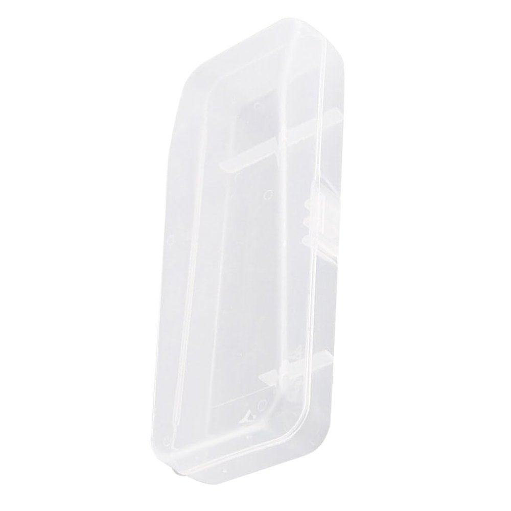 Galepromot White Transparent Shaving Box for Shaver Razor, Razor Protector Plastic Box Cover Container Storage for Manual Razor, System Razor and Brush Stands