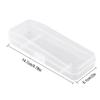 Galepromot White Transparent Shaving Box for Shaver Razor, Razor Protector Plastic Box Cover Container Storage for Manual Razor, System Razor and Brush Stands view 2