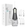 ALIWO 300Ml Portable Dental Flosser 4 Cleaning Modes Ipx7 Water Resistant Adult and Children Braces Oral Care Dental Water Flosser Teeth Cleaner (Color : Gold) view 1