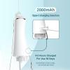 ALIWO 300Ml Portable Dental Flosser 4 Cleaning Modes Ipx7 Water Resistant Adult and Children Braces Oral Care Dental Water Flosser Teeth Cleaner (Color : Gold) view 3