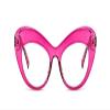 PARWANA Stylish Blue Light Blocking Computer Readers Oversized Reading Glasses Anti UV Flat Light Mirror Presbyopic Glasses (Color : Purple, Size : +150) view 2
