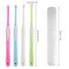 AYNKH 8 Pcs Interspace ToothbrushSoft Single Tufted Toothbrush End-tuft Tapered Orthodontic Interdental Brushes Gap Toothbrush, for Dental CleaningSensitive Gums Deep Cleaning(4 Random Colors) view 2