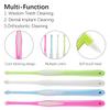 AYNKH 8 Pcs Interspace ToothbrushSoft Single Tufted Toothbrush End-tuft Tapered Orthodontic Interdental Brushes Gap Toothbrush, for Dental CleaningSensitive Gums Deep Cleaning(4 Random Colors) view 3