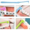 AYNKH 8 Pcs Interspace ToothbrushSoft Single Tufted Toothbrush End-tuft Tapered Orthodontic Interdental Brushes Gap Toothbrush, for Dental CleaningSensitive Gums Deep Cleaning(4 Random Colors) view 4