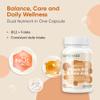 Ambrosial Vitamin B12 1000 mcg (Cyanocobalamin) & Folic Acid Tablets 500 mcg  Dual Formula in One Capsule  B12 Supplement for Women & Men Vegan, GMP Certified  120 Capsules (4 Months Supply) view 2