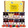 Jams & Marmalade Preserves Tasting Hamper Selection Gift Set With 8x 38g Jars | Gourmet Gifts for Mum, Dad, Elderly People, Jam Lovers Classic Preserves view 1