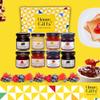 Jams & Marmalade Preserves Tasting Hamper Selection Gift Set With 8x 38g Jars | Gourmet Gifts for Mum, Dad, Elderly People, Jam Lovers Classic Preserves view 4