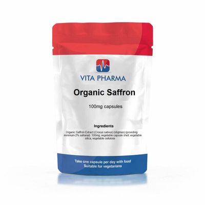 VITA PHARMA Organic Saffron 100mg 240 Capsules