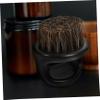 ABOOFAN Household Beard Brush Bristle Beard Brush 2Pcs Gentleman's Style for Men Exfoliate Skin Wet Shaving view 3