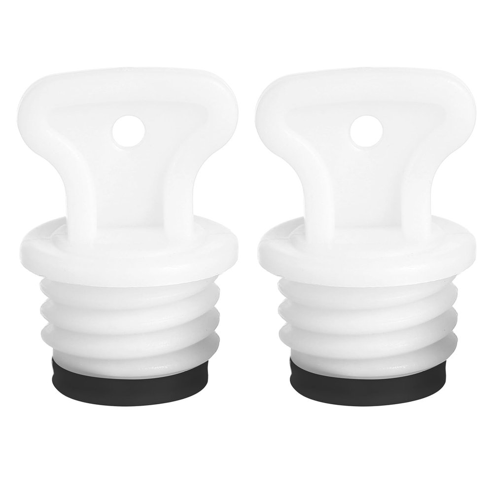 WOFASHPURET 2pcs Hot Water Bag Replacement, Bottle Stopper Rubber Seal Plug for Hot Water Bag, Leak-Proof Design, Cover Cap Easy to Use, 1.38 X 0.98 X 0.98 Inches