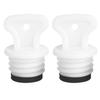 WOFASHPURET 2pcs Hot Water Bag Replacement, Bottle Stopper Rubber Seal Plug for Hot Water Bag, Leak-Proof Design, Cover Cap Easy to Use, 1.38 X 0.98 X 0.98 Inches view 1