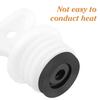 WOFASHPURET 2pcs Hot Water Bag Replacement, Bottle Stopper Rubber Seal Plug for Hot Water Bag, Leak-Proof Design, Cover Cap Easy to Use, 1.38 X 0.98 X 0.98 Inches view 3