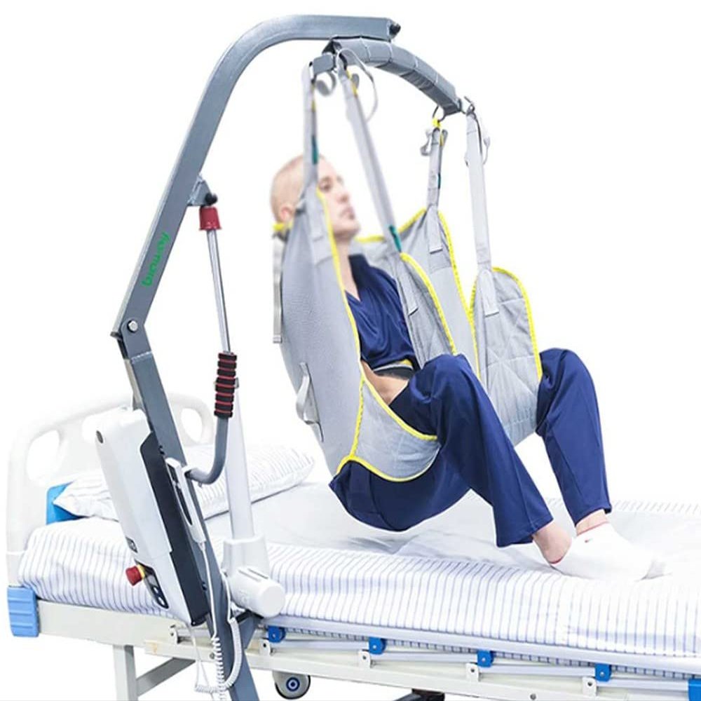 Universal Mesh Bath Patient Lift Sling, Toileting Sling Divided Leg Shower Sling, Full Body Sling for Transfer from Bed to Wheelchair, Deck Chair, Shower Chair