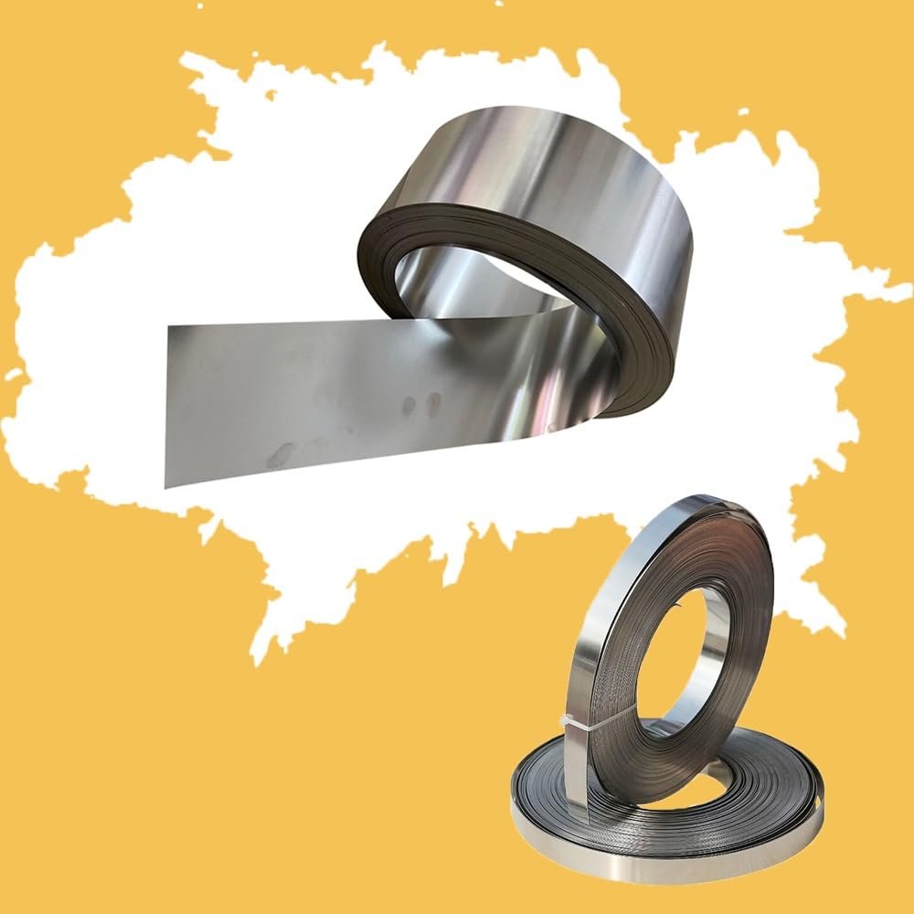 HCZION 1 2 5 10 20 30 50 100 200 300mm Width 304 Stainless Steel Foil Strip Metal Sheet Foil Stainless Steel Foil Roll, Length 1000mm/39inch (Size : 0.3mmx20mmx2m)