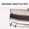 HCZION 1 2 5 10 20 30 50 100 200 300mm Width 304 Stainless Steel Foil Strip Metal Sheet Foil Stainless Steel Foil Roll, Length 1000mm/39inch (Size : 0.3mmx20mmx2m) view 3