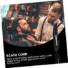 POPETPOP 4pcs Portable Folding Beard Comb for Men Lightweight Mustache Grooming Tool Travel-friendly Hair Supply for Clean Styling and Beard Maintenance view 3