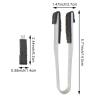 2 Pack Blind Duster, Window Blind Cleaner Duster Brush, Mini Blind Cleaner Tools with 12 Sponges Replacement Head view 2