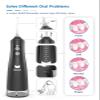 ALIWO Portable Tooth Flosser Usb-c Rechargeable Teeth Cleaner Ideal for Home Travel, Braces and Bridge Care Ipx7 Waterproof Rating view 4