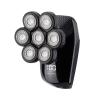 7D Independently 7 Cutter Floating Head Waterproof Electric Razor Multifunction USB Charge Trimmer Men Shaver For Men (Black) view 1