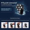 7D Independently 7 Cutter Floating Head Waterproof Electric Razor Multifunction USB Charge Trimmer Men Shaver For Men (Black) view 2