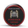 Beard and Bones - 50ml Nut-Free Beard Balm for Men | Shea Butter, Jojoba Oil & Grapeseed Oil | Moisturizing & Nourishing Balm for Coarse Beards | 6 Scent Choices (Savage) view 1
