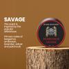 Beard and Bones - 50ml Nut-Free Beard Balm for Men | Shea Butter, Jojoba Oil & Grapeseed Oil | Moisturizing & Nourishing Balm for Coarse Beards | 6 Scent Choices (Savage) view 2