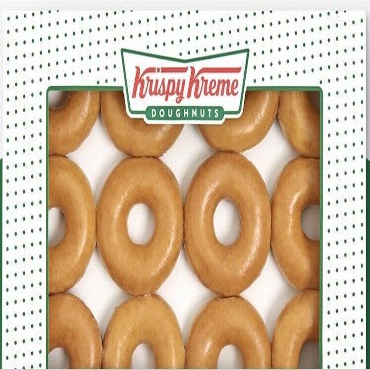 KRISPY KREME Original Glazed Dozen Doughnuts Made Fresh Daily (12 in Packs)