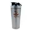 Getagift Personalised Christmas Snowman, Xmas Gift,Secret Santa, 500ml Aluminium Shaker Bottle for Supplement Shakes - Easy Clean, Durable Cup. (Silver) view 1