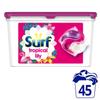 Surf 3-in-1 Tropical Lily Washing Detergent Capsules Brilliant Clean Long Lasting Fragrance and Made with Natural Essential Oil Laundry Detergent XL Pack, 45 Washes (Buy 2) view 4