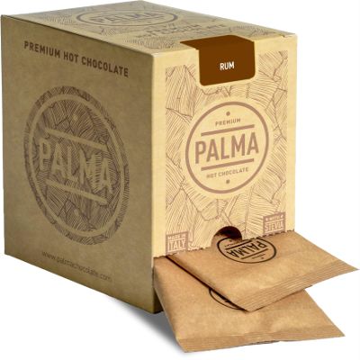 PALMA Italian Hot Chocolate Sachets - Rum | 500g (20 Servings)